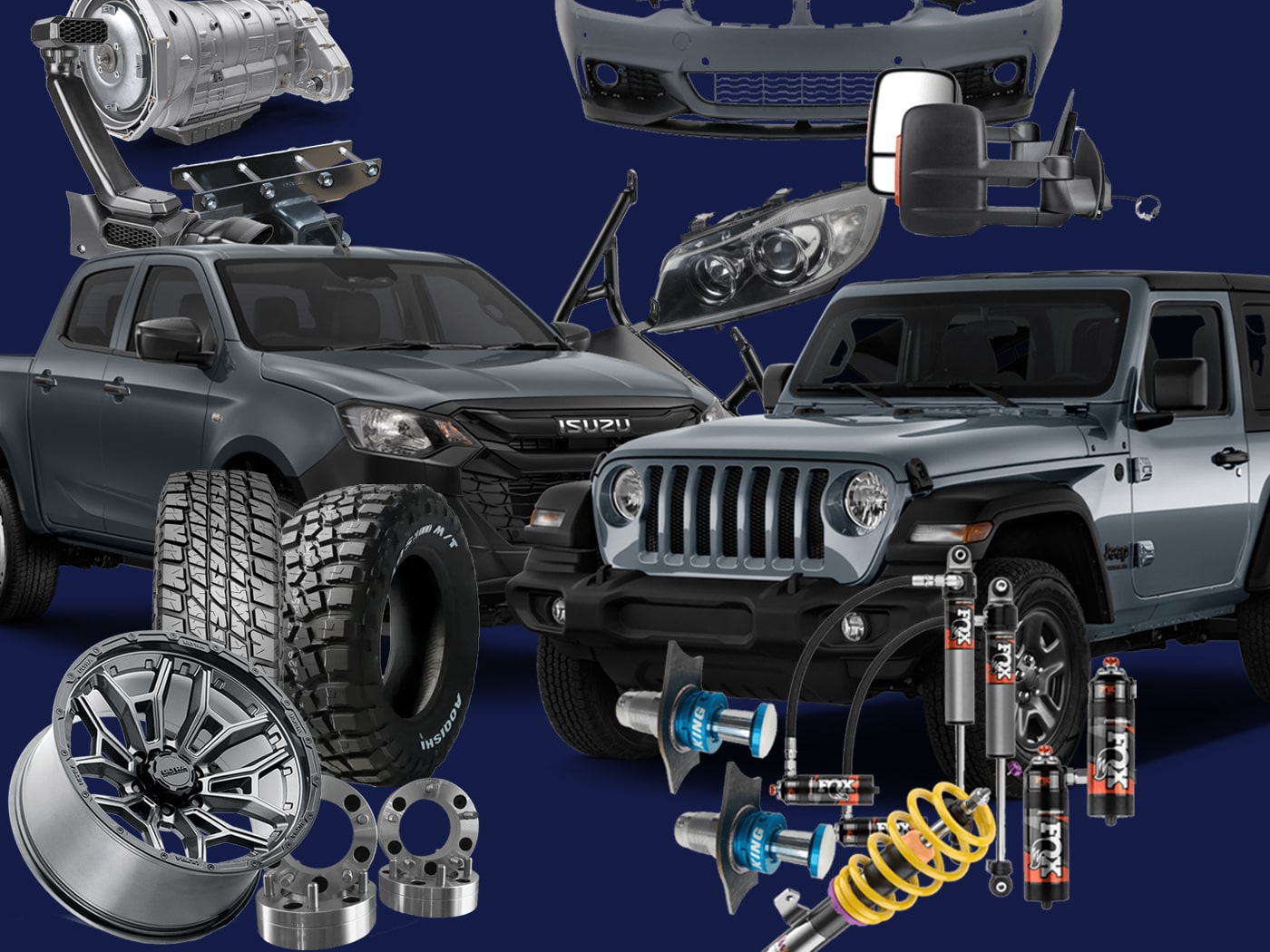 Ανταλλακτικά αυτοκινήτων για 4X4 / PICK UP / JEEP