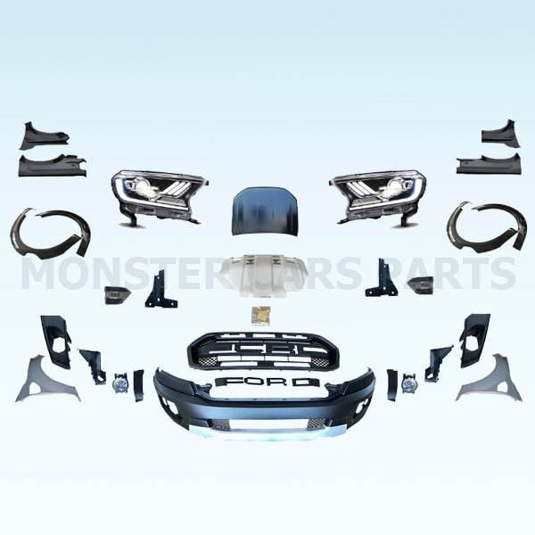 Ford Ranger T6 2012-2016 Body Kit Wide Raptor Type