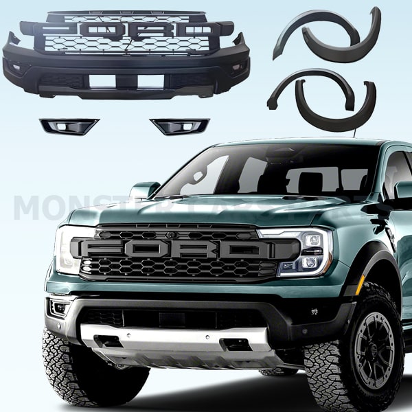 Ford Ranger T9 2023+ Body Kit Raptor Style