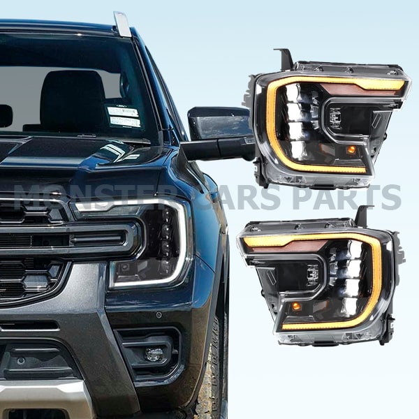 Ford Ranger T9-XLT/Limited 2023+ | Εμπρόσθια Φανάρια Led Alcatraz