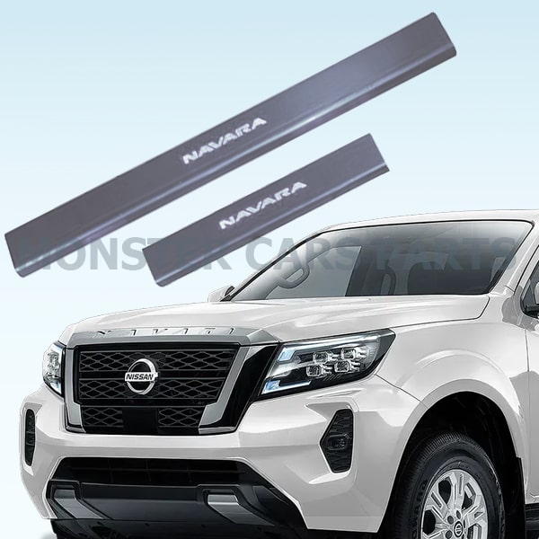 Nissan Navara NP300 2015+ Ανοξείδωτο Μαρσπιέ Με Led