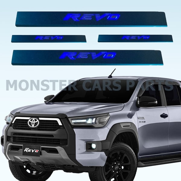 Ανοξείδωτο Μαρσπιέ Με Led Toyota Hilux Revo 2015/2020