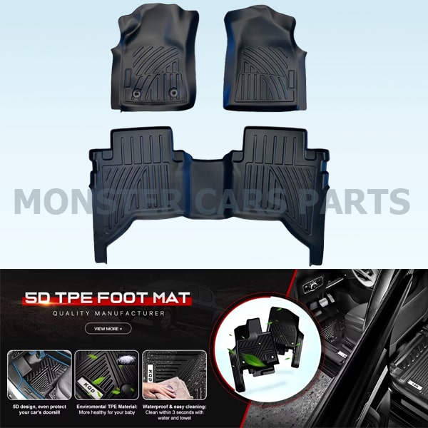 Toyota Hilux Vigo Champ 2012-2015 | Πατάκια TPE Εργοστασιακής Εφαρμογής 4DRS