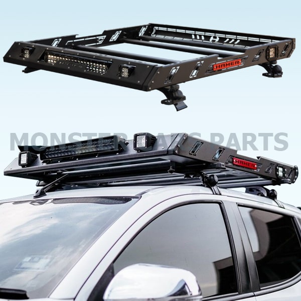 Volkswagen Amarok 2023+ | Σχάρα Οροφής Με LED Προβολείς