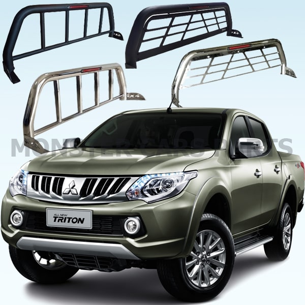 Mitsubishi L200 2011/15 | Ανοξείδωτο Roll Bar-Single