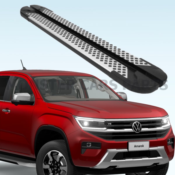 Volkswagen Amarok 2023+ | Σκαλοπάτια αλουμινίου Almond V2