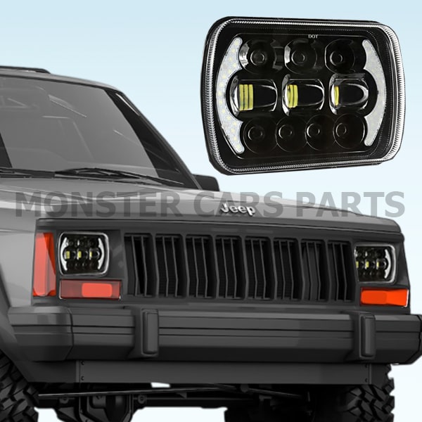 Φώτα Πορείας LED DRL Auxbeam 5×7 / 7×6 Ιντσών 130W