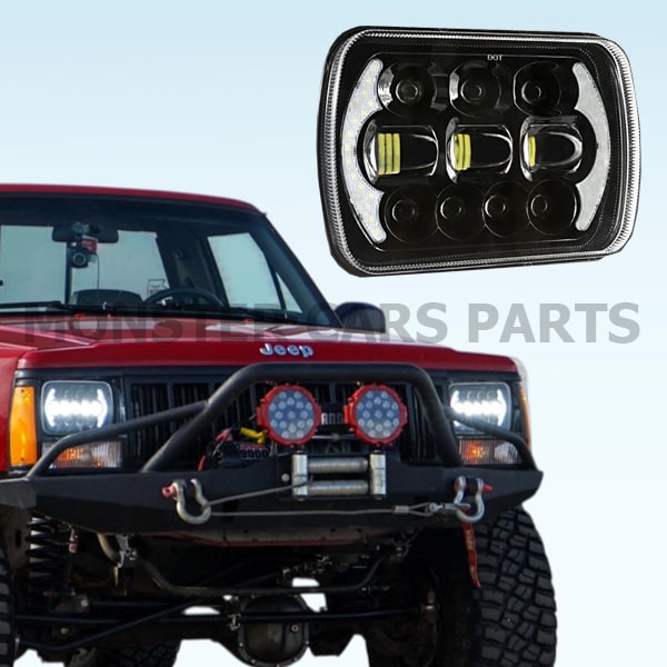 Φώτα Πορείας LED DRL Auxbeam 5×7 / 7×6 Ιντσών 130W