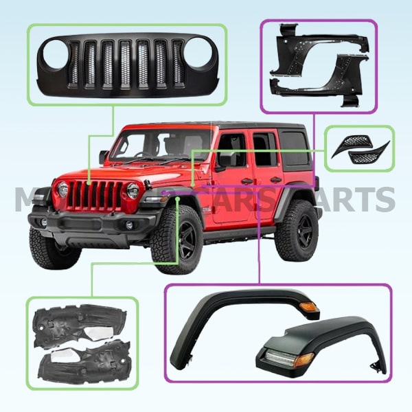 Jeep Wrangler JK 2007/18 | Body Kit Wrangler JL Type