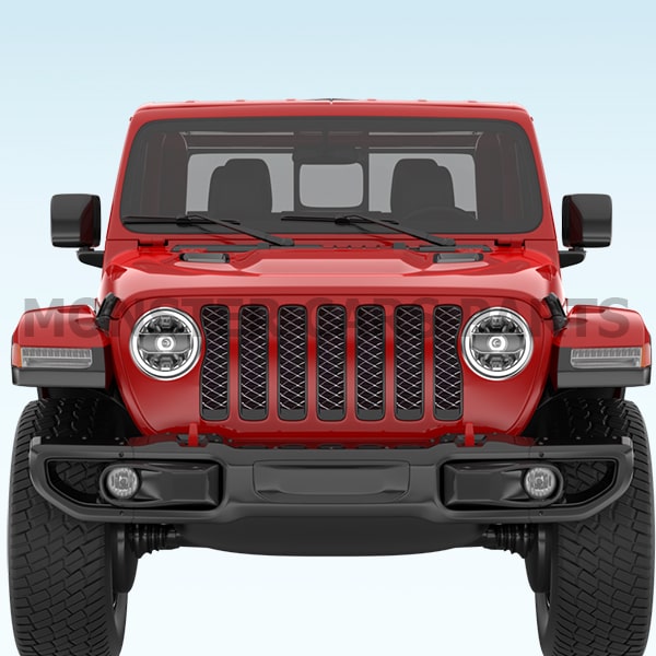 Jeep Wrangler JK 2007/18 | Εσωτερική Σίτα Μάσκας-No Lock Slot