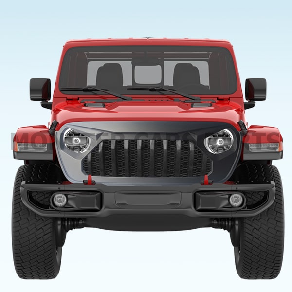 Jeep Wrangler JL 2018+ | Εμπρόσθια Μάσκα Angry Bird Τύπος 1