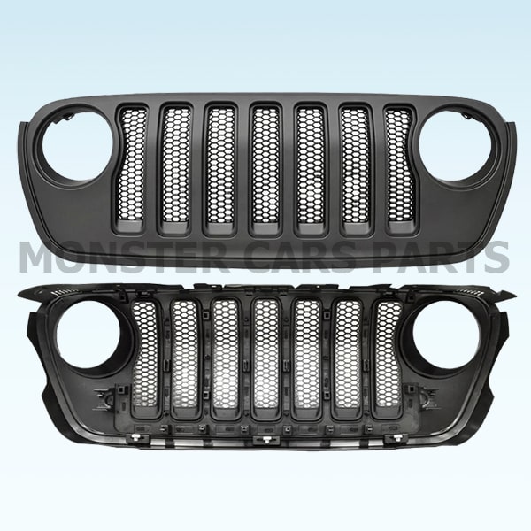 Jeep Wrangler JL 2018+ | Εμπρόσθια μάσκα OEM Matte Black