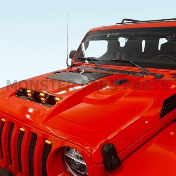 Jeep Wrangler JL 2018+ | Καπό Με Τζάμι Και Αεραγωγούς