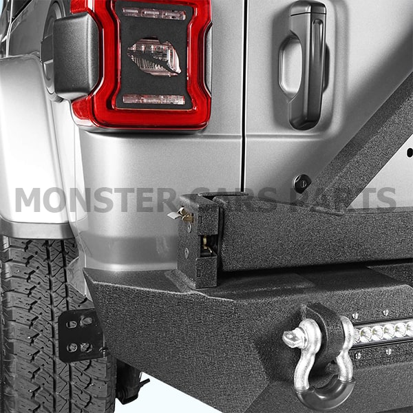 Jeep Wrangler JL 2018+ | Οπίσθιος Προφυλακτήρας Με Βάση Ρεζέρβας Hook