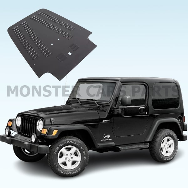 Jeep Wrangler TJ 2003/06 | Αεραγωγός Καπό Αλουμινίου