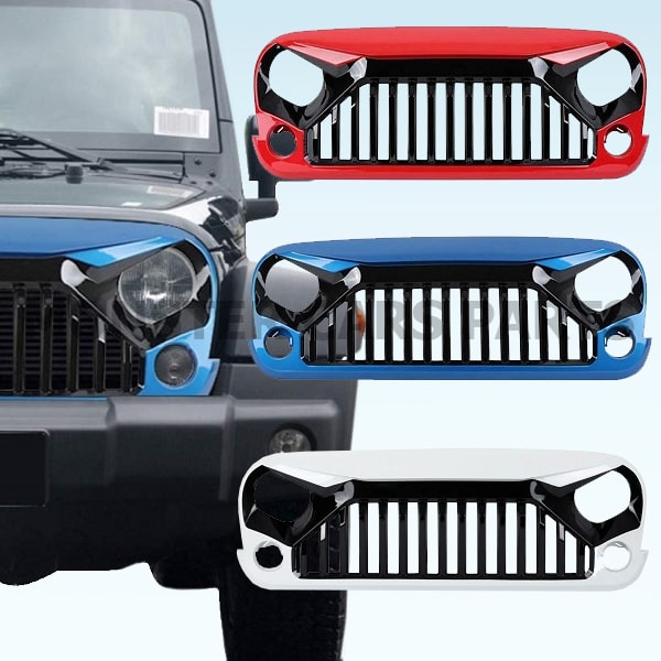 Jeep Wrangler TJ 07/18 | Εμπρόσθια Μάσκα Angry Bird 3 χρώματα