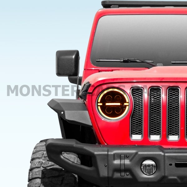 Εμπρόσθια Φανάρια LED NOVA Series Alpha Rex | Jeep Wrangler