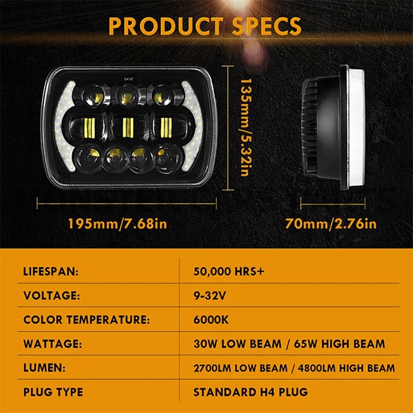 Φώτα Πορείας LED DRL Auxbeam