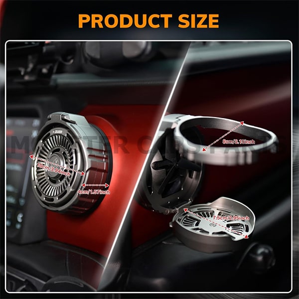 Jeep Wrangler JL 2018+ | Θήκη Ποτηριού JUSN DESIGN