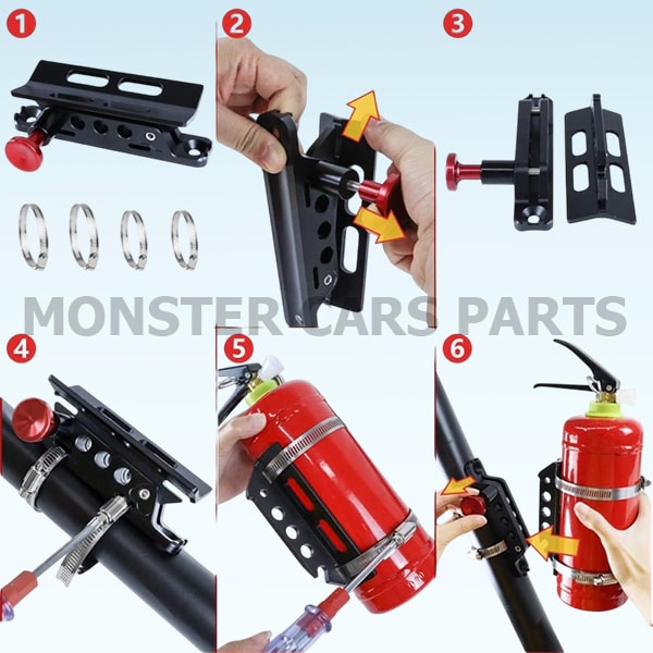 Jeep Wrangler JΚ 07/18 | Βάση Πυροσβεστήρα Roll Bar