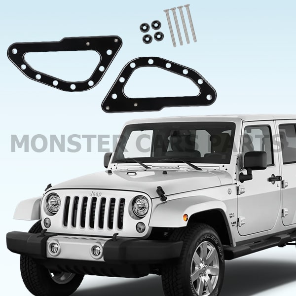 Blue Roll Bar Grab Handles For Jeep Wrangler YJ TJ JK JL JT 2/4dr (2pcs)
