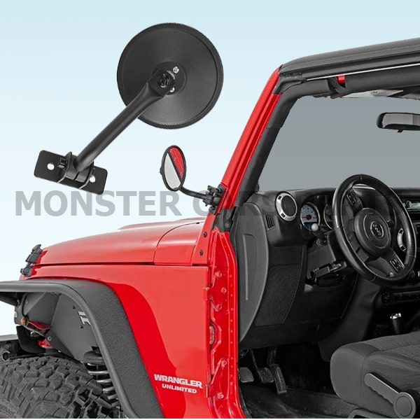 Jeep Wrangler JK 07/18 | Πλαϊνοί Καθρέπτες Χωρίς Πόρτα
