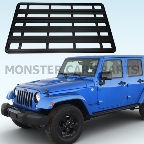 Jeep Wrangler JK 07/18 | Σχάρα Οροφής Αλουμινίου Flat