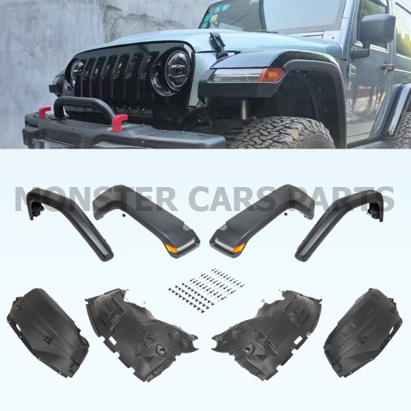 Jeep Wrangler JL 2018+ | Φρύδια Τροχών