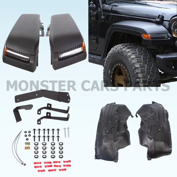 Jeep Wrangler JL 2018+ | Φρύδια Τροχών